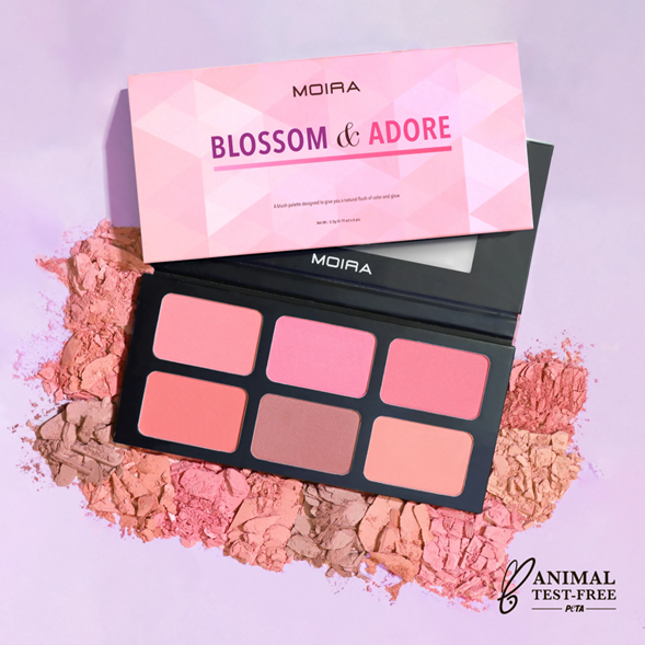 MOIRA PALETA DE RUBORES BLOSSOM &amp; ADORE
