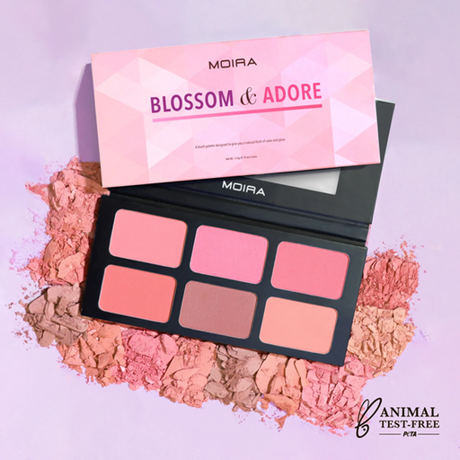 MOIRA PALETA DE RUBORES BLOSSOM &amp; ADORE