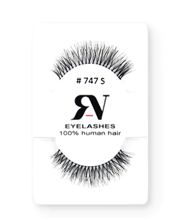RV EYELASHES PESTAÑAS 100% CABELLO HUMANO #747S