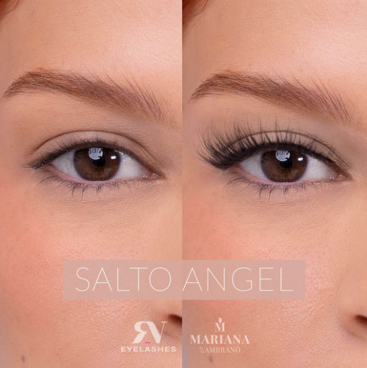 RV EYELASHES PESTAÑAS PREMIUM EDITION MARIANA ZAMBRANO 100% SEDA SALTO ANGEL