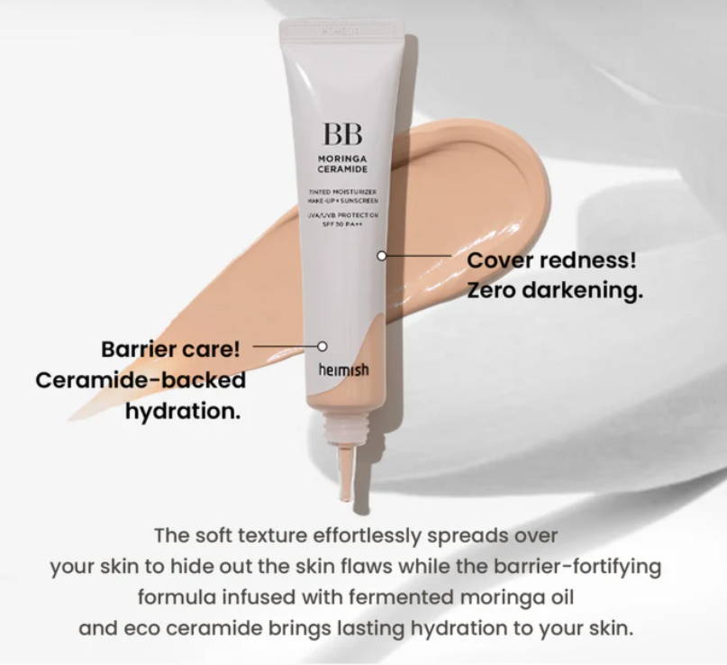 HEIMISH BB CREAM MORINGA MAKE UP SPF 30 PA++ 28 TAN