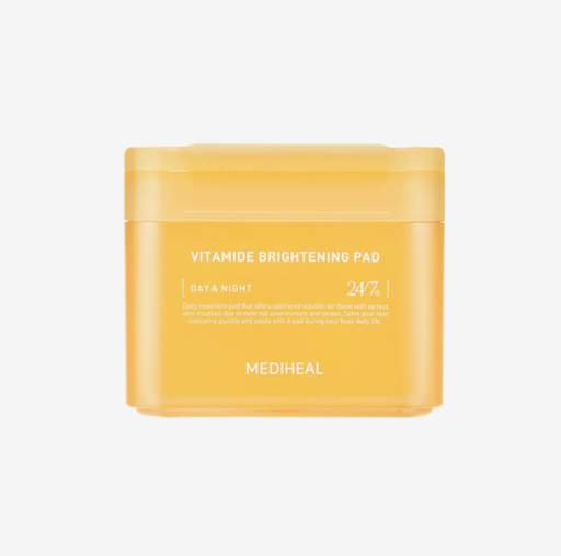 MEDIHEAL TONICO EN PADS 7 VITAMINAS, NIACINAMIDA, ESPINO AMARILLO BRIGHTENING  100 PADS