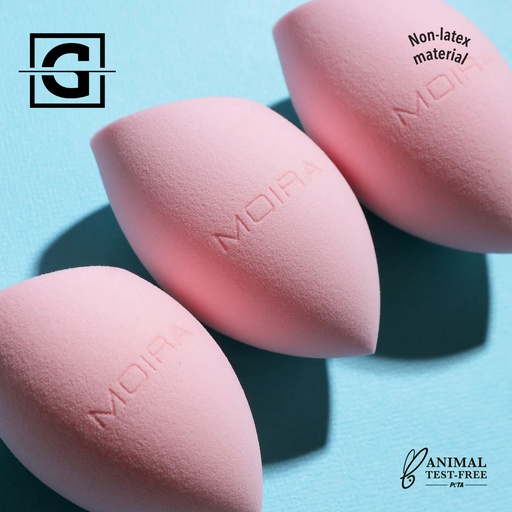 [816180029508 MUSPRE] MOIRA ESPONJA DE MAQUILLAJE ROSA