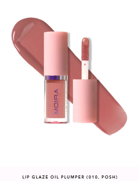 [840222312136 LOP010] MOIRA LABIAL HIDRATANTE LIP GLAZE OIL PLUMPER 10 POSH