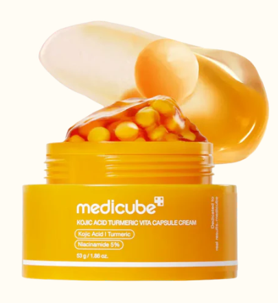 [8800289479588] MEDICUBE HIDRATANTE DESPINGMENTANTE KOJIC ACID TURMERIC VITA CAPSULE CREAM