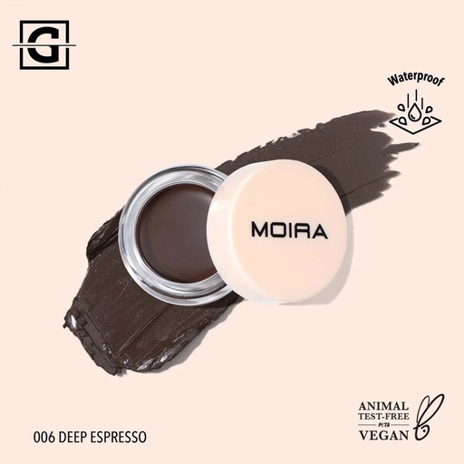 [840222303158 BWP006] MOIRA POMADA PARA CEJAS DEFINE Y MOLDEA 006 DEEP ESPRESSO