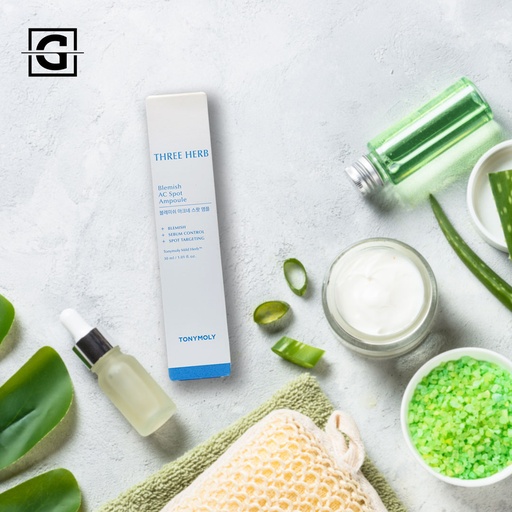 [8806194062242] TONYMOLY SUERO DERMATOLOGICO ANTI ACNE + CERAMIDAS Y ACIDO HIALURONICO THREE HERB